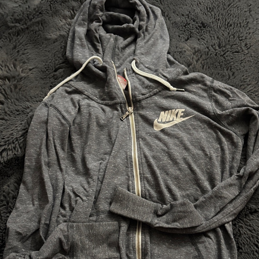Nike Charcoal Full-Zip Hoodie